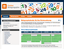 Tablet Screenshot of contao-belegungsplan.de